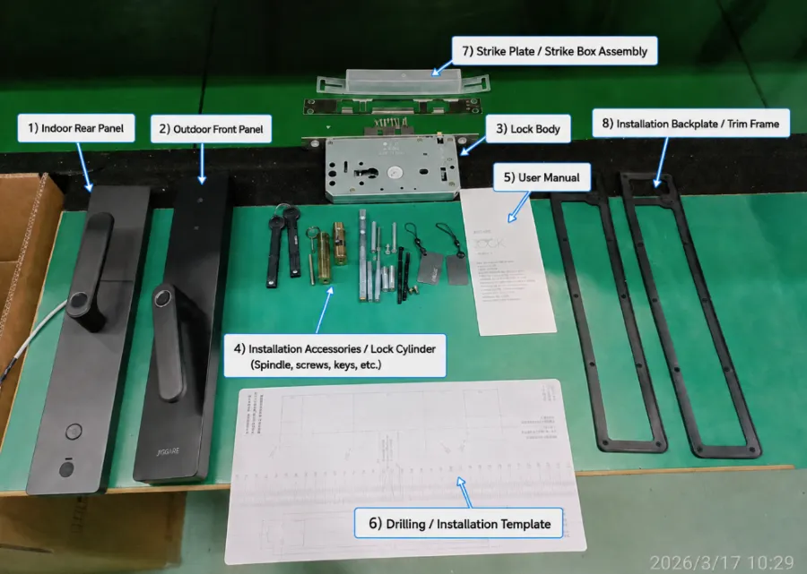 Smart Door Lock Components