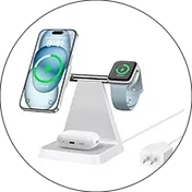 Desktop 3-in-1 Wireless Chargers QC Services