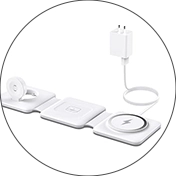 Foldable Travel 3-in-1 Wireless Chargers Inspection in Asia