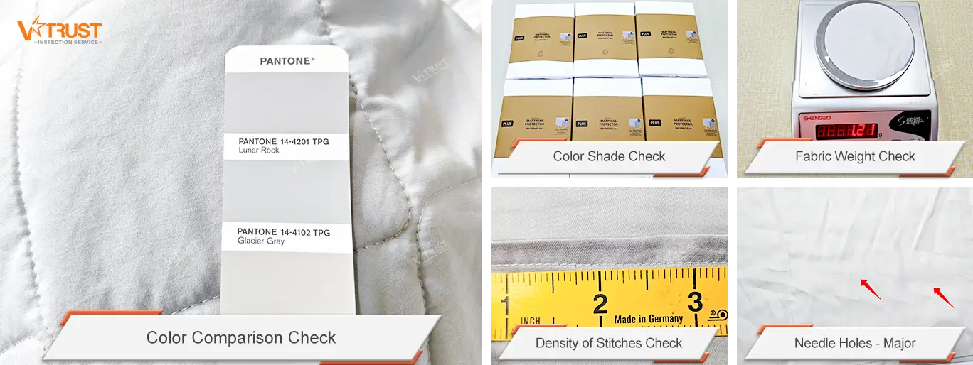 Bedding Products Inspection Services