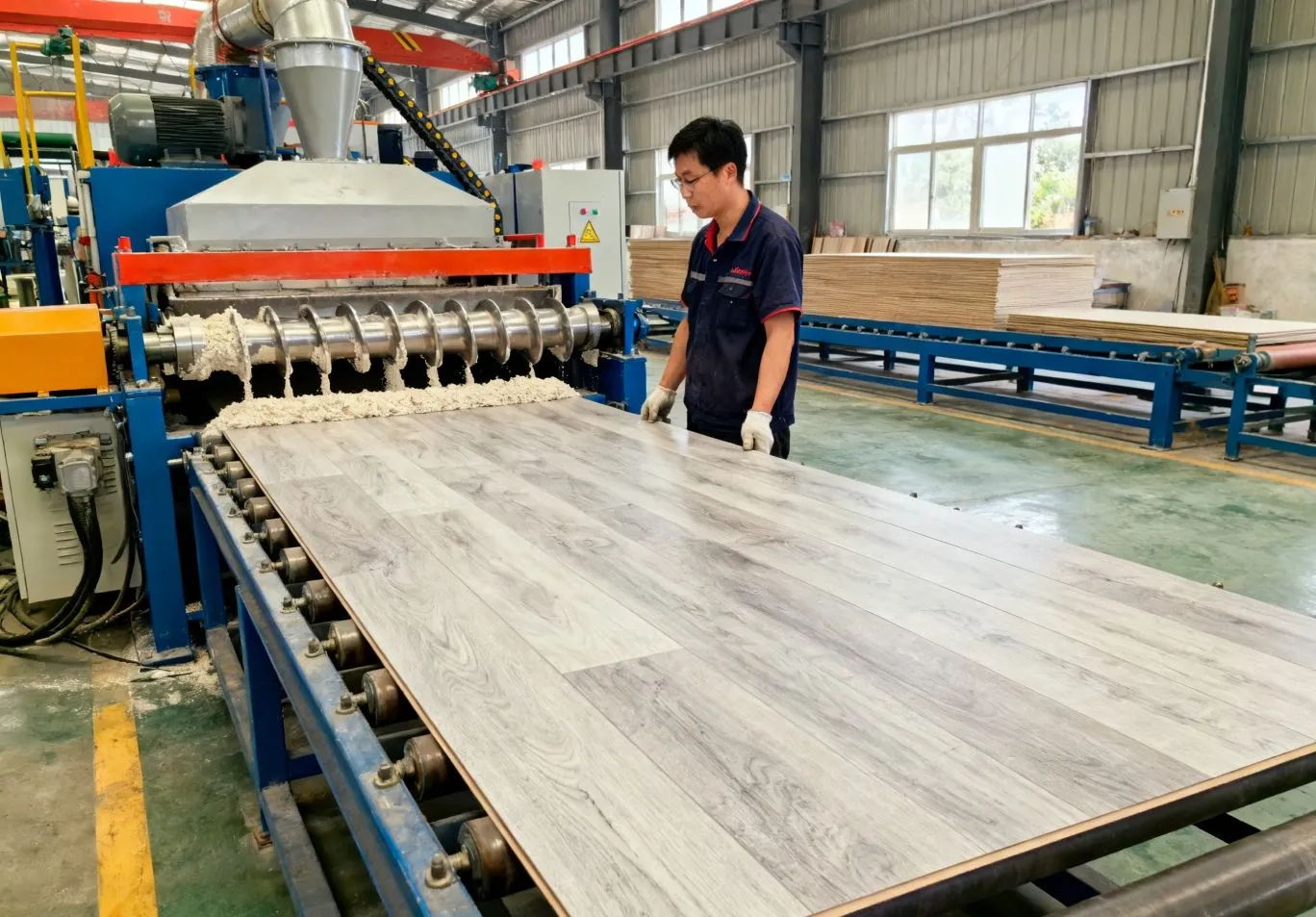 SPC Flooring Extrusion Forming