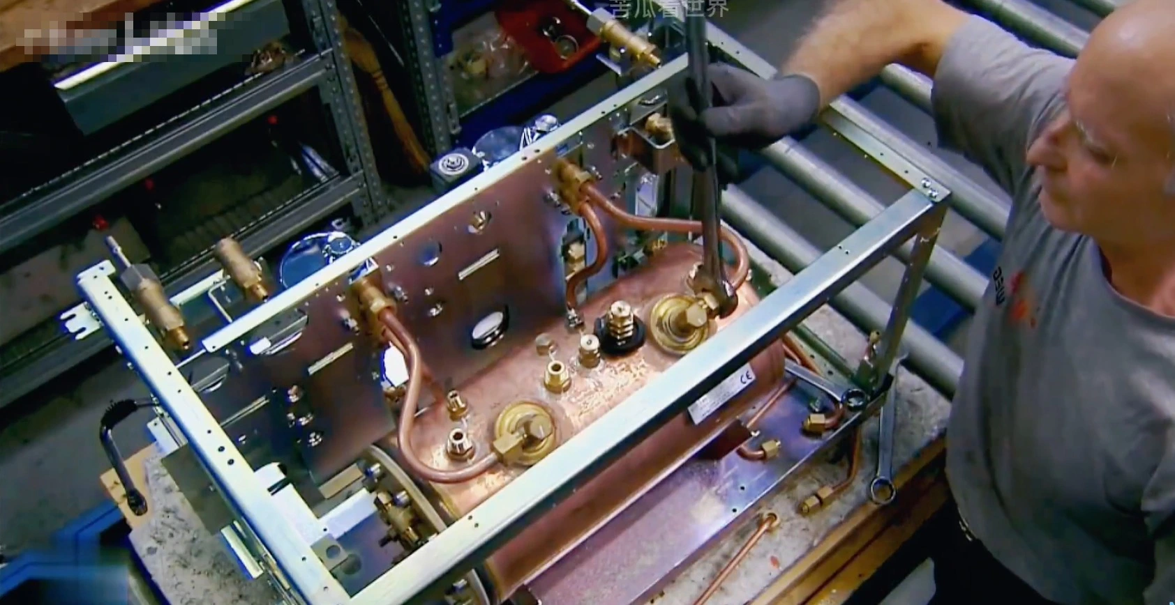 Coffee Machine Water System Assembly And Heating System Assembly