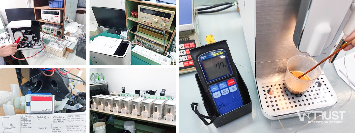 Coffee Machines On-Site Tests