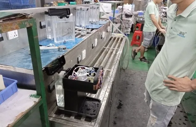 Coffee Machines Water Function Test