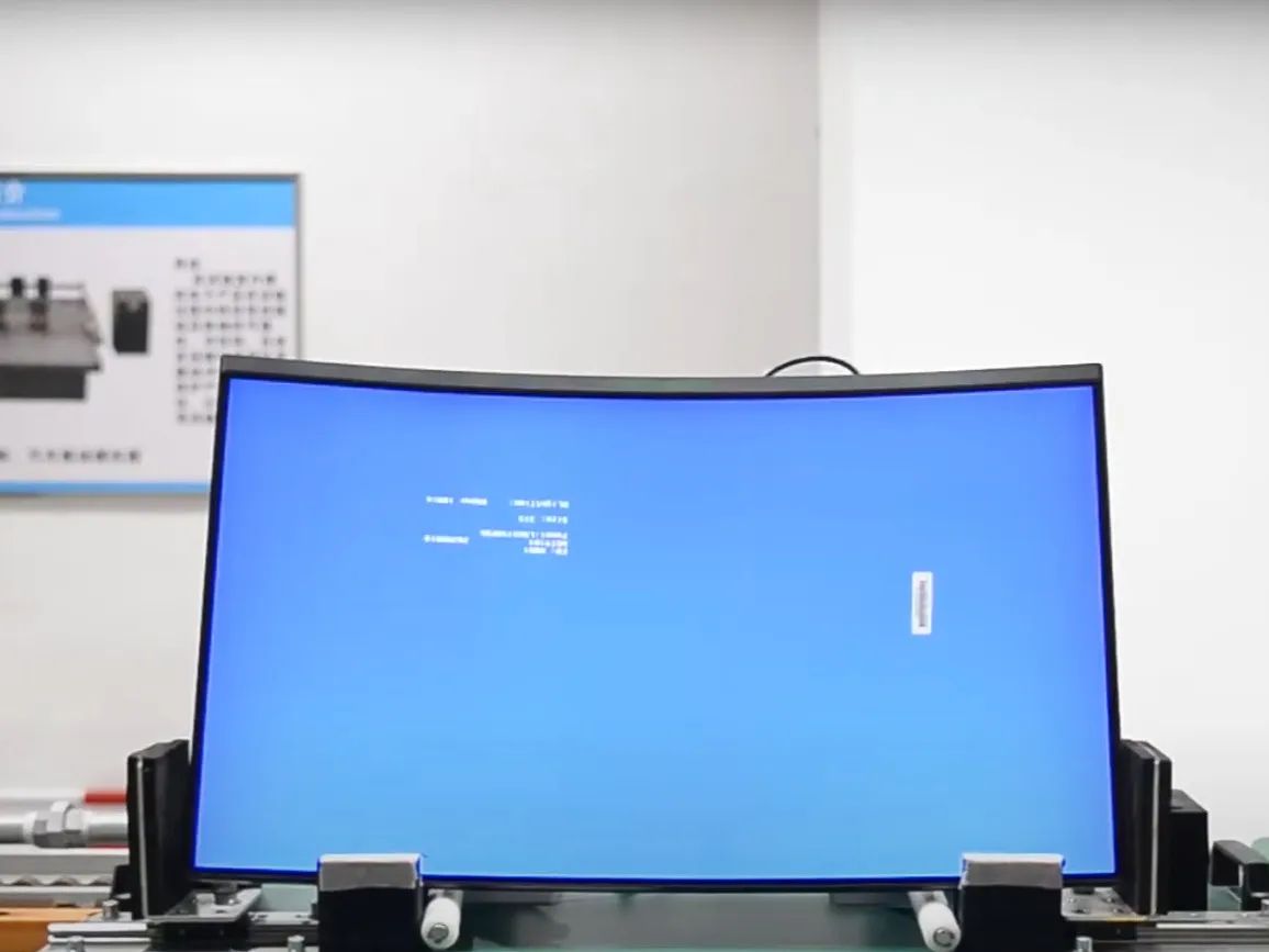 Computer Monitors Running Test