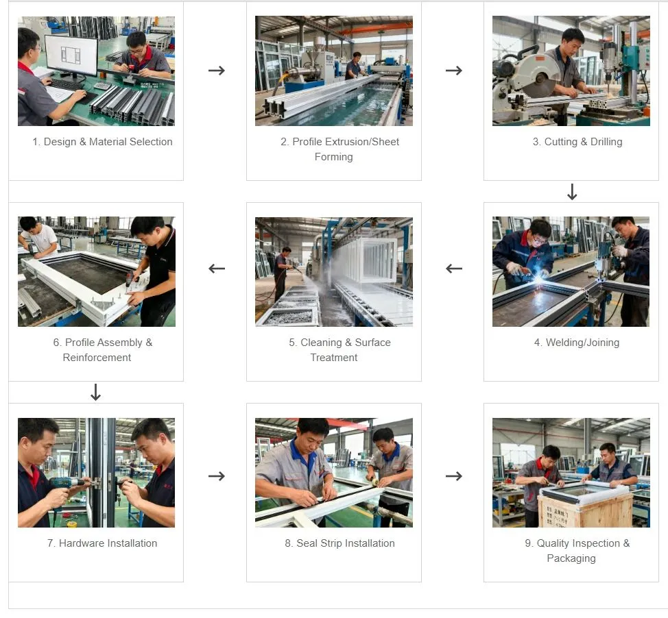 Door and Window Frames Production Process