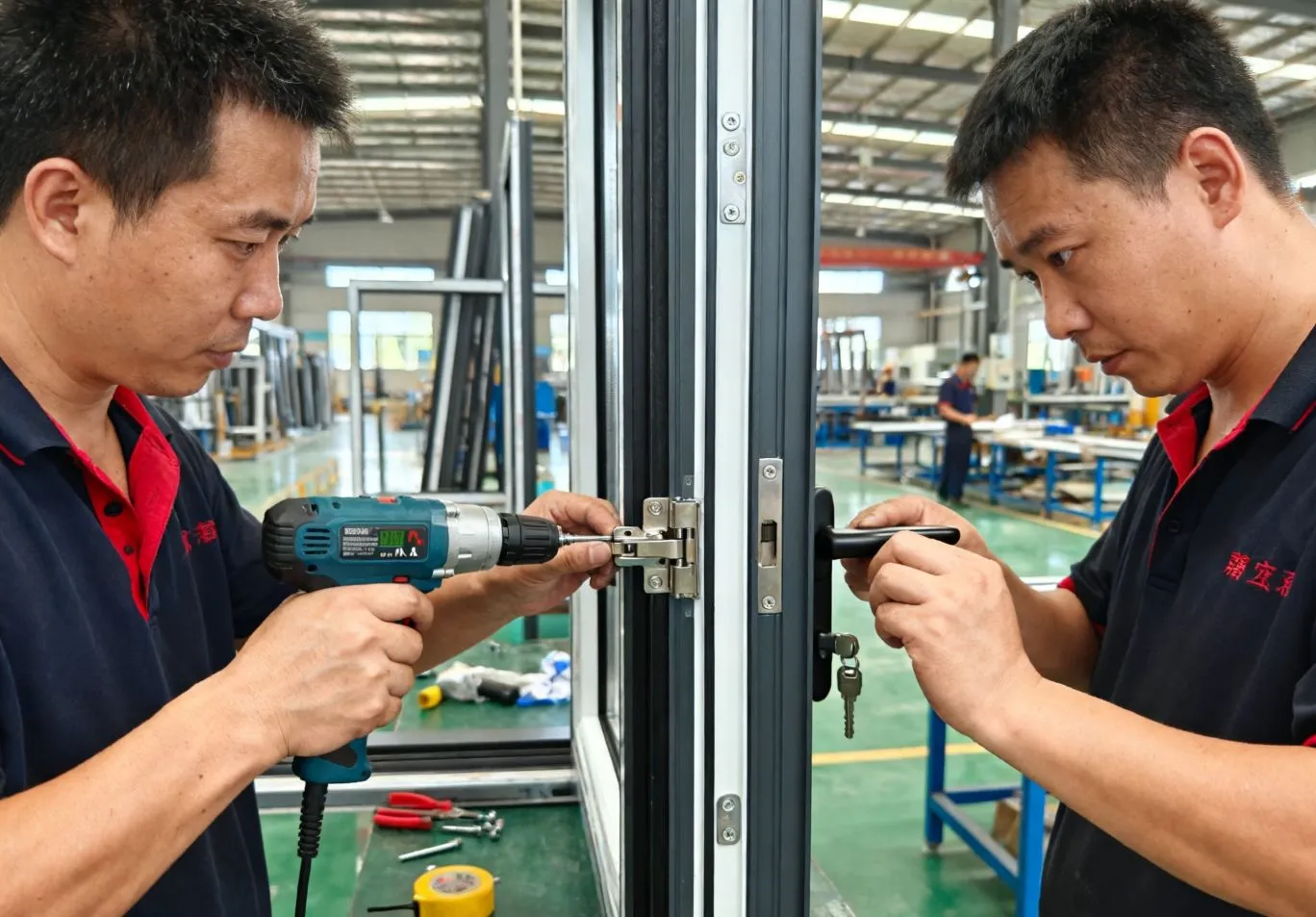 Window Or Door Frame Hardware Installation