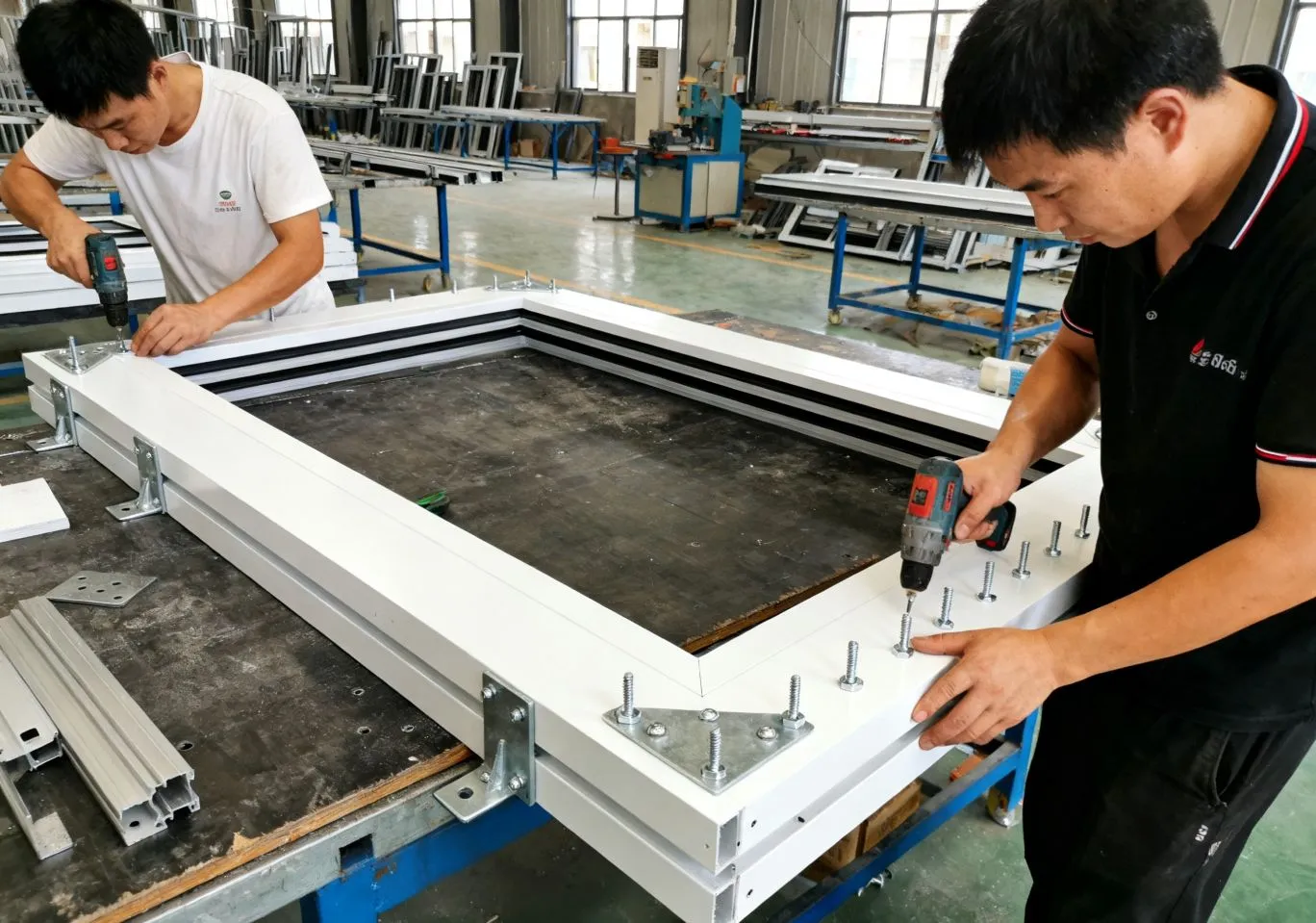 Window Or Door Frame Profile Assembly Reinforcement
