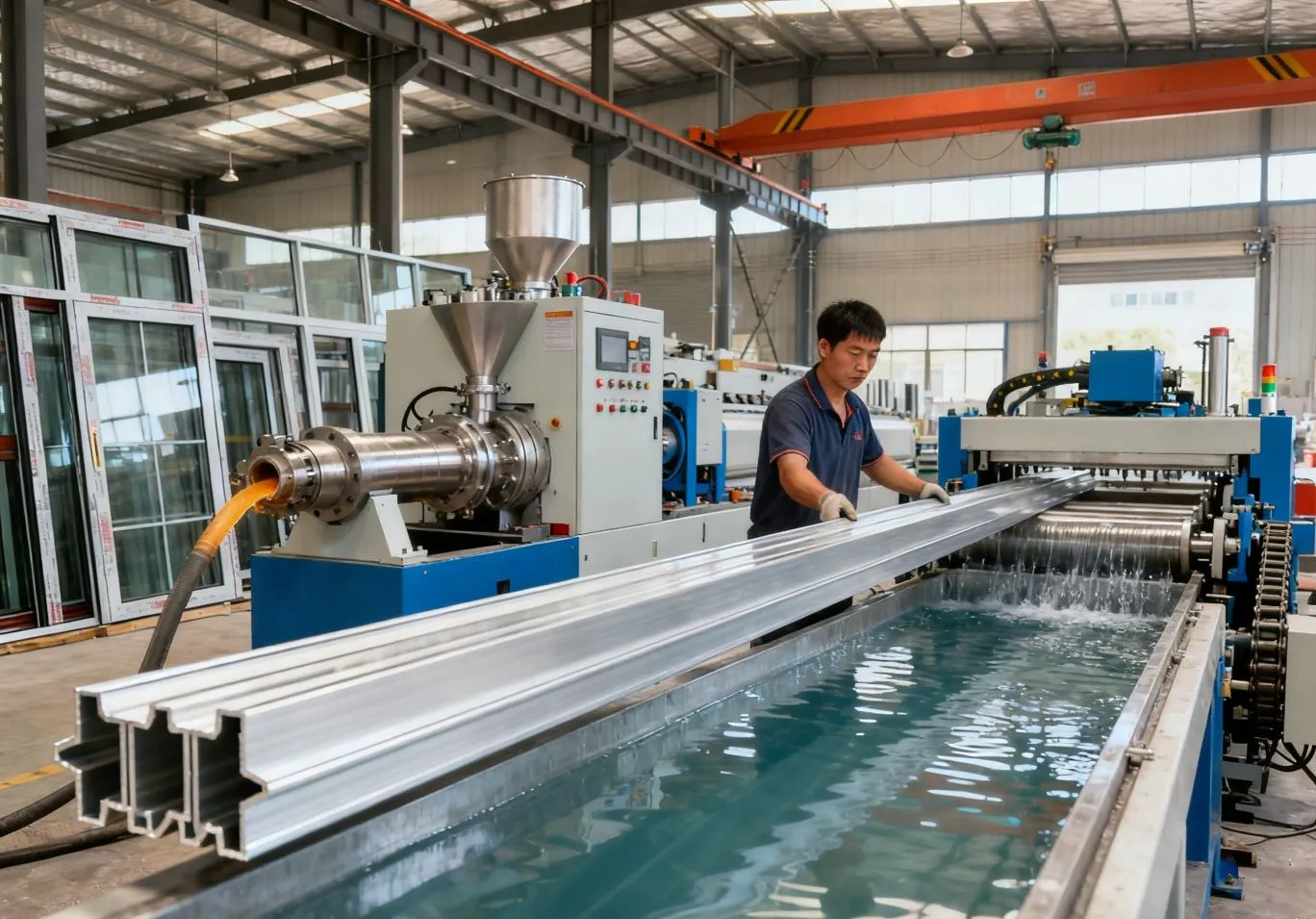Window Or Door Frame Profile Extrusion Sheet Forming