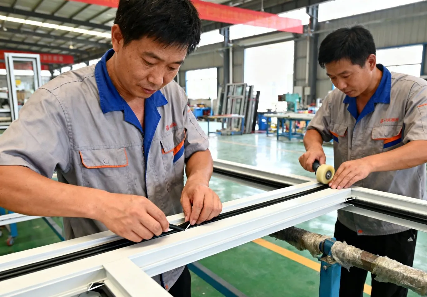 Window Or Door Frame Seal Strip Installation