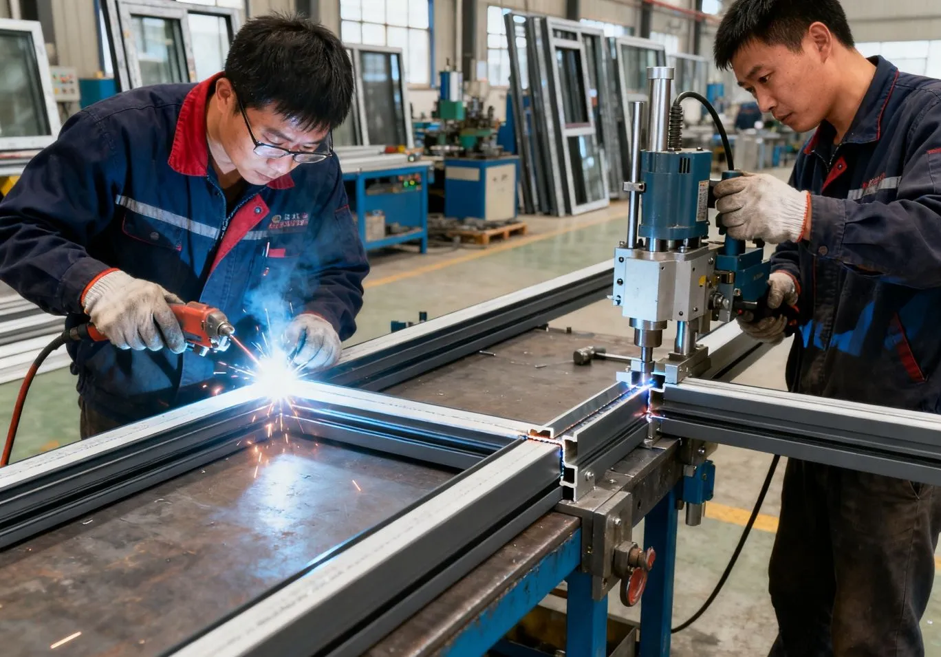 Window Or Door Frame Welding Joining
