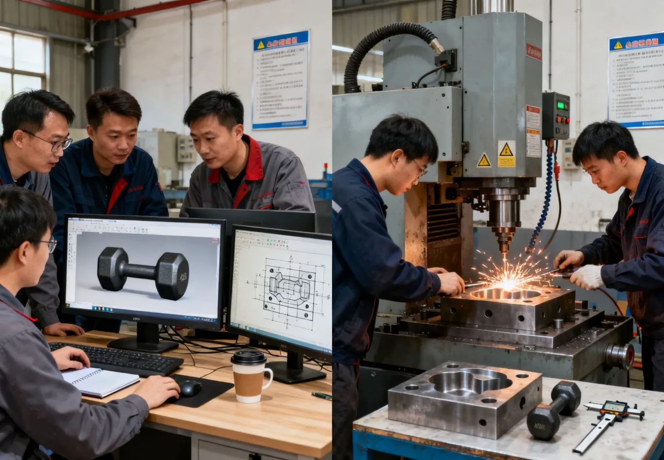 Dumbbells Design & Mold Making