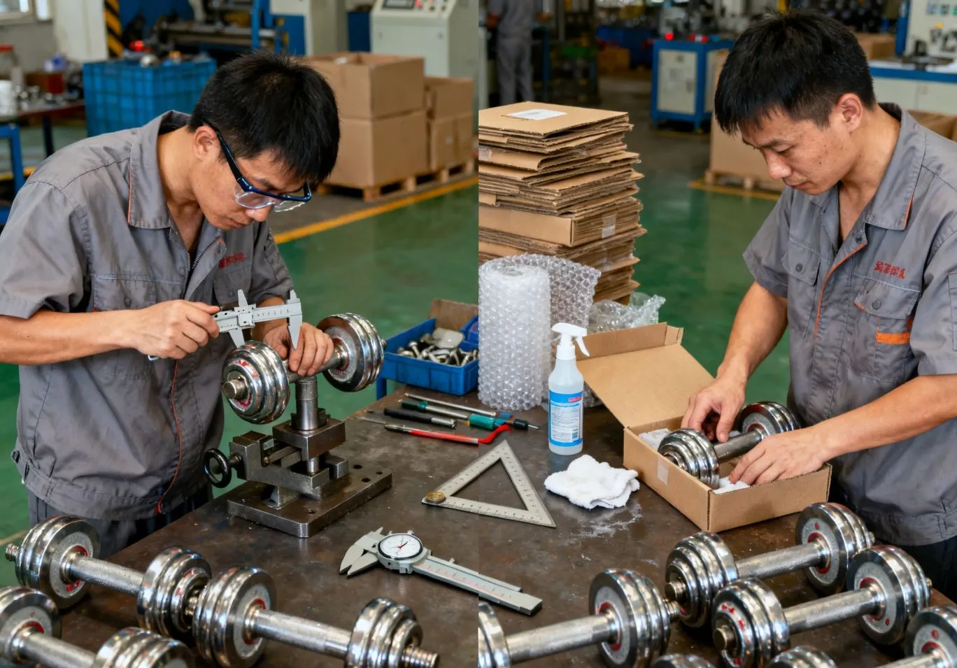 Dumbbells Quality Inspection