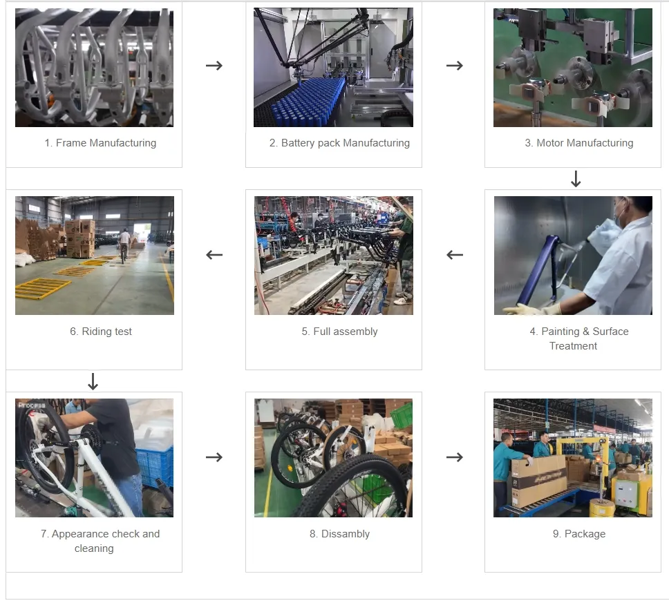Electric Bikes Production Process