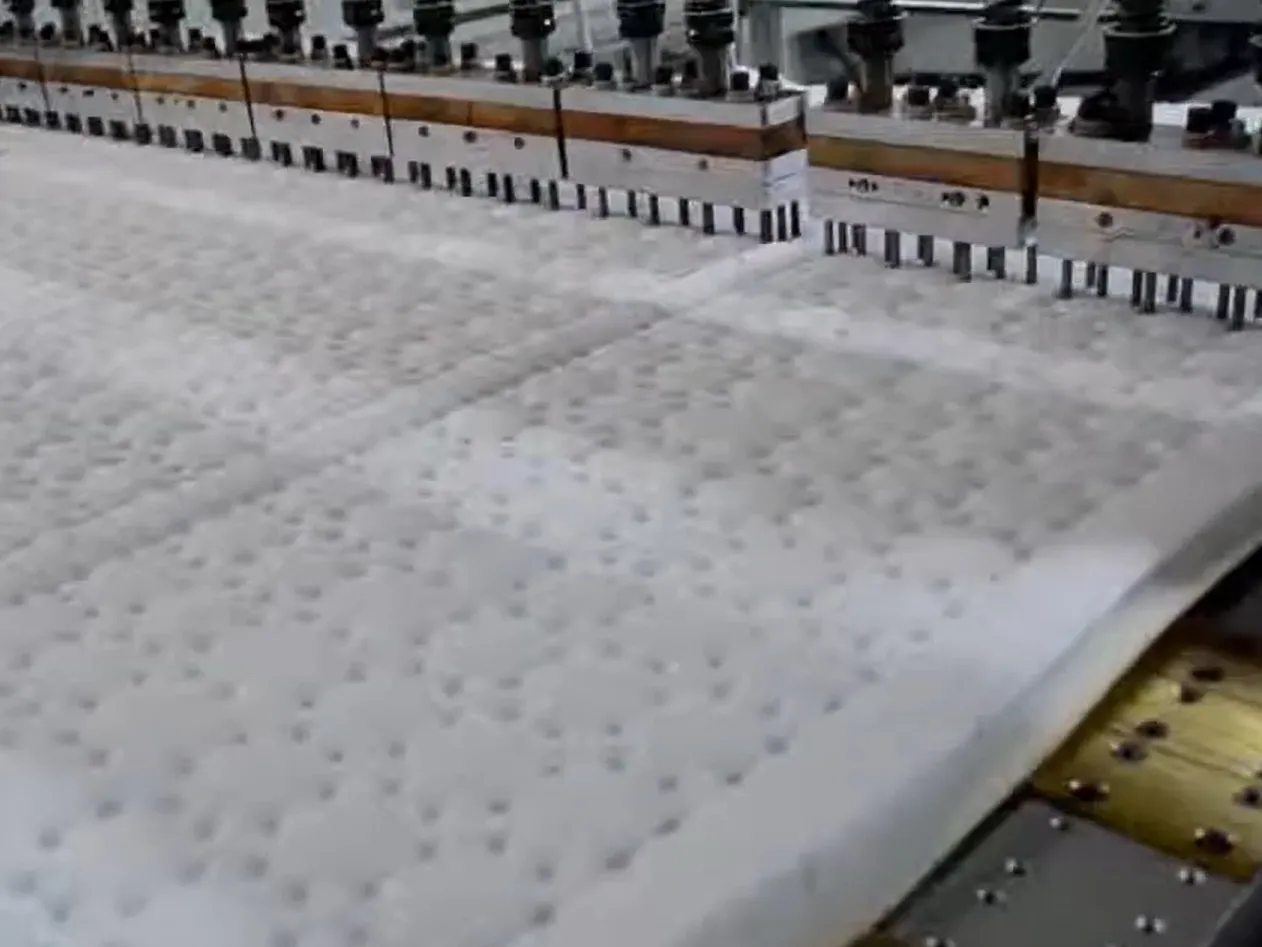 Electric Blanket Layer Lamination & Fixing