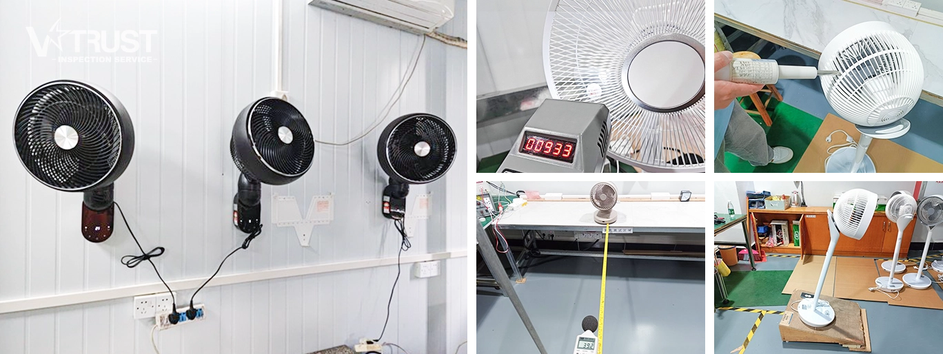 Electric Fan Quality Inspection Services in Asia