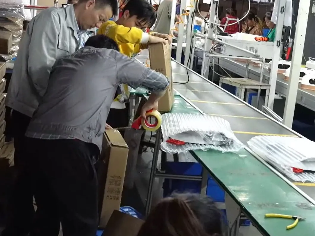 Electric Grills Cleaning Labeling And Packing