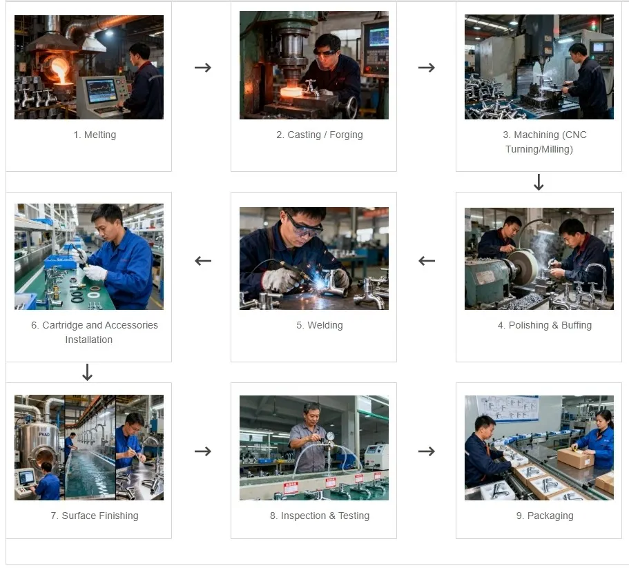 Faucet Production Process