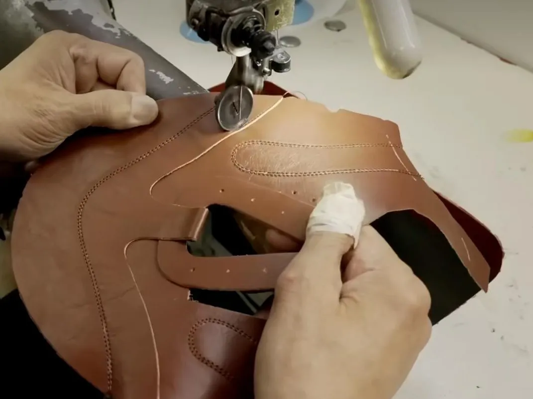 Footwear Gluing and Stitching