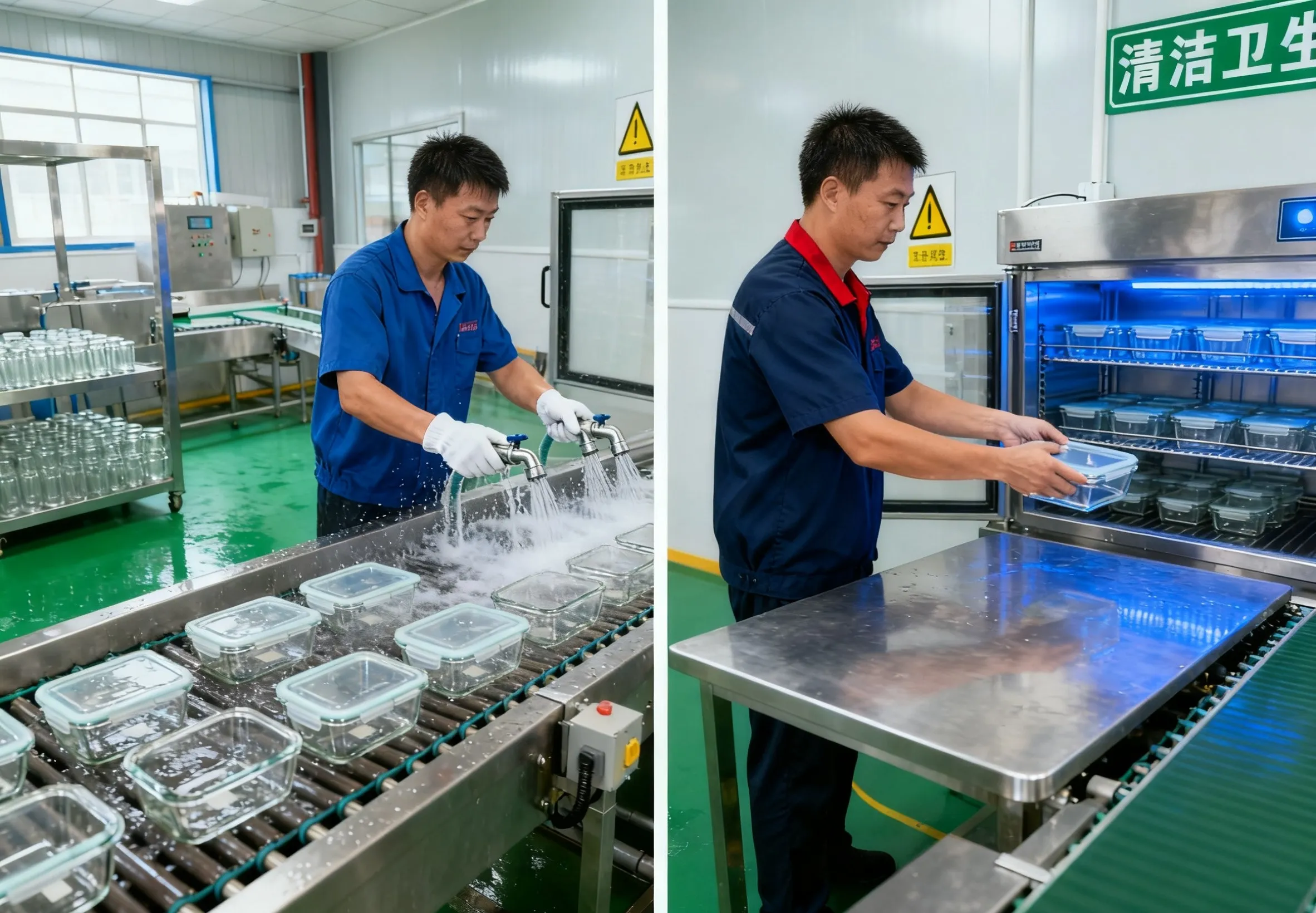 Glassware Cleaning Drying