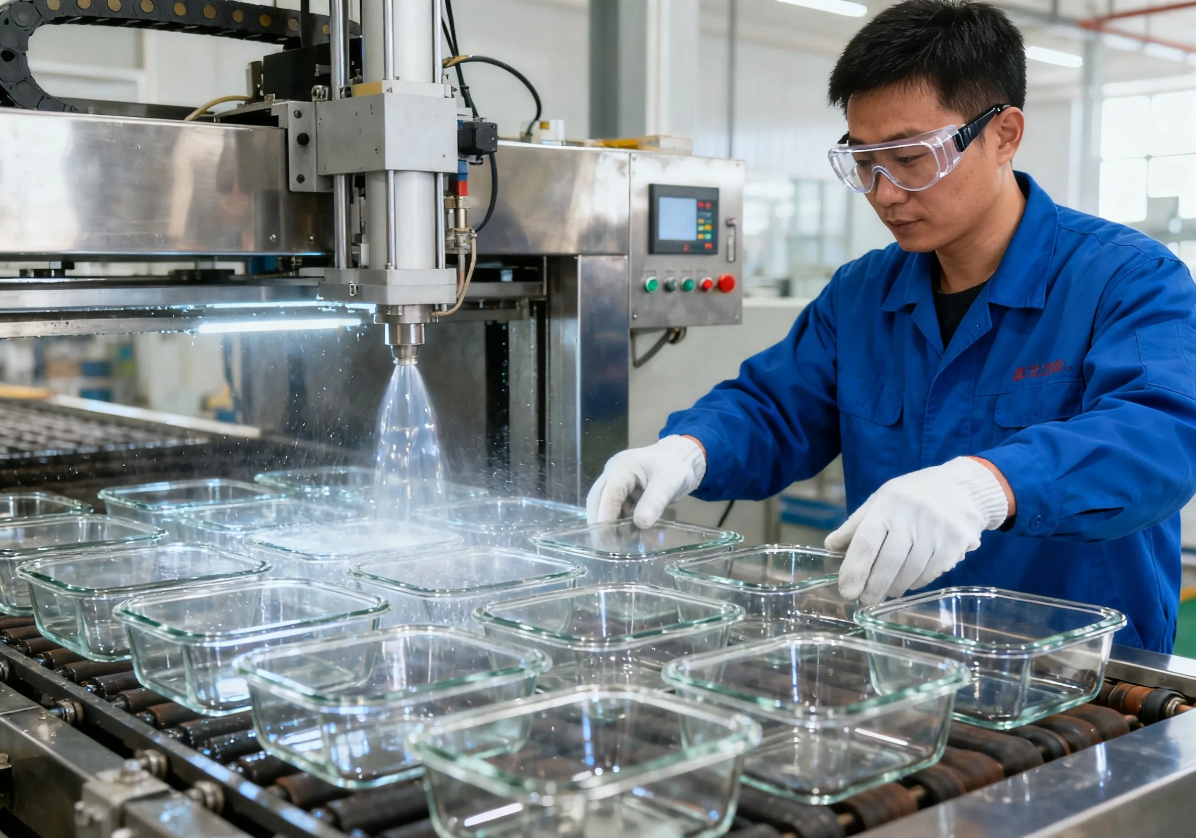 Glassware Surface Treatment Strengthening