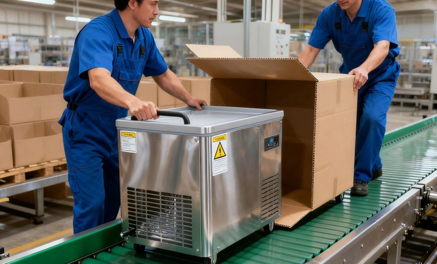 Ice Maker Appearance Check Cleaning Packaging