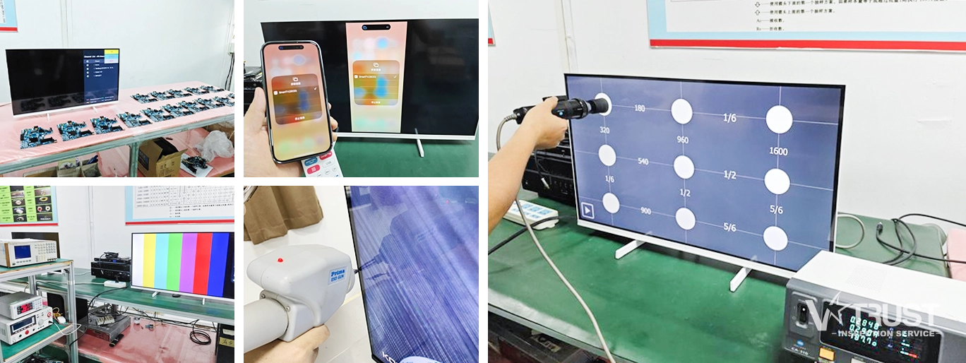 Led TVs On-Site Testing