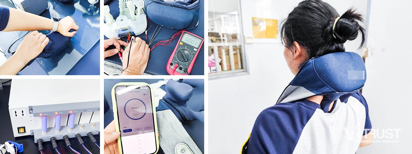 Massagers On-Site Testing