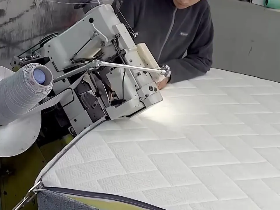 Mattress Assembly Edge Binding