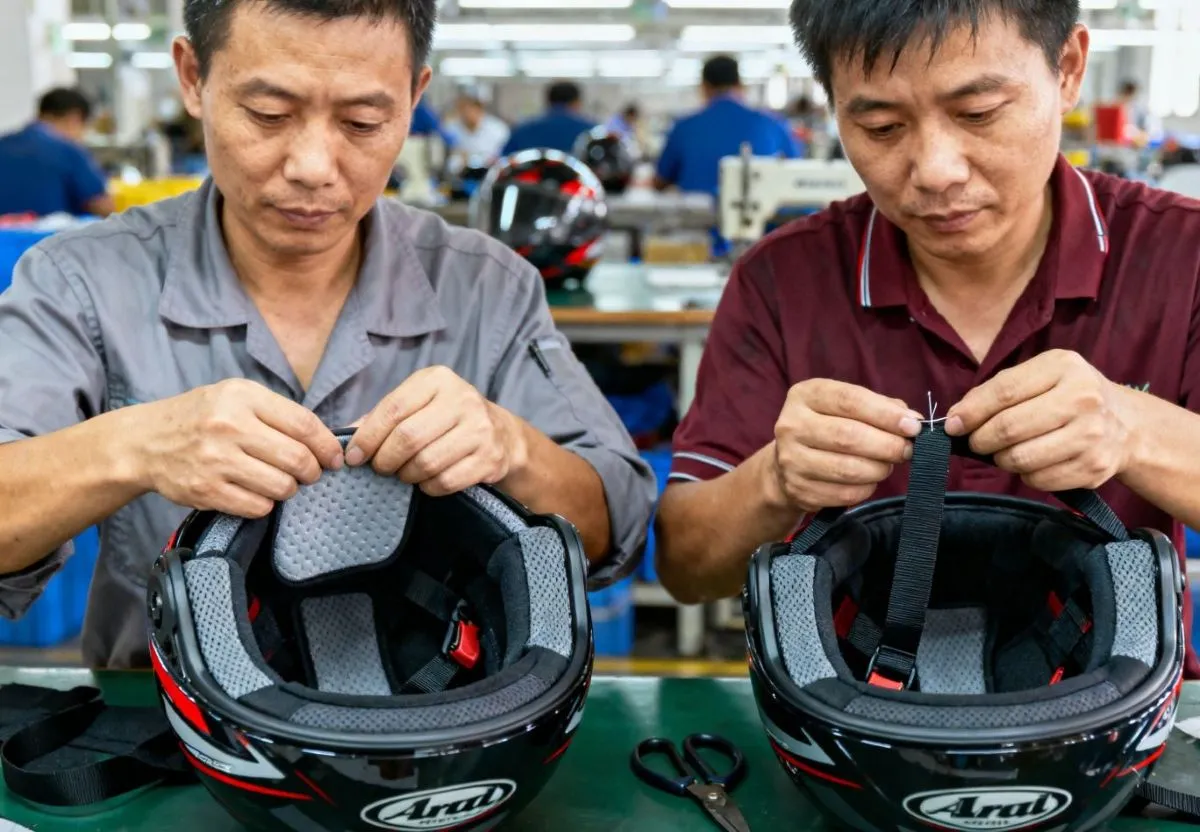 Motorcycle Helmets Comfort Liner Strap Assembly