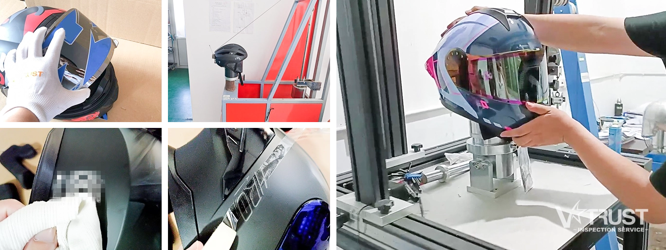 Motorcycle Helmets Onsite Testing