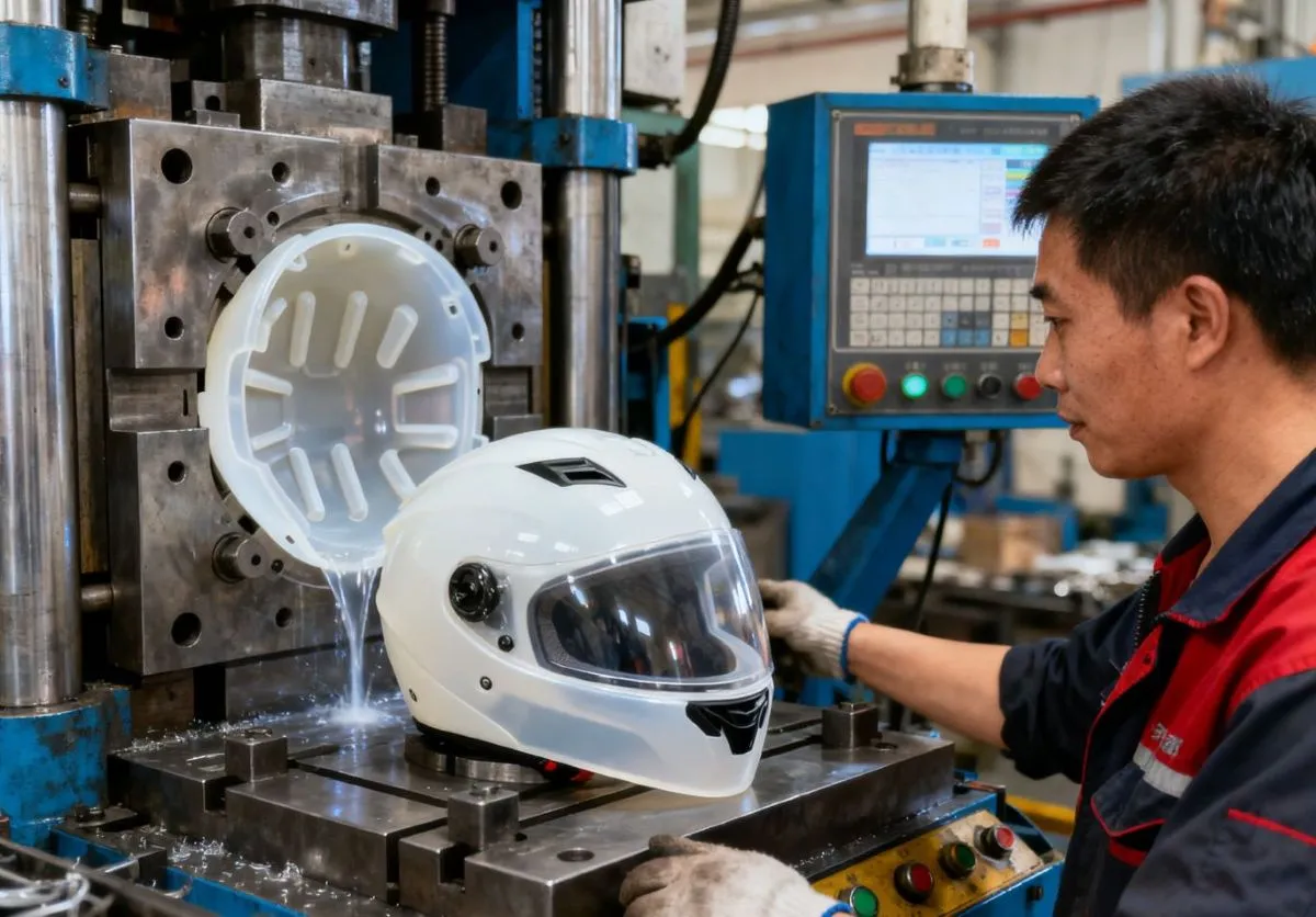 Motorcycle Helmets Outer Shell Molding