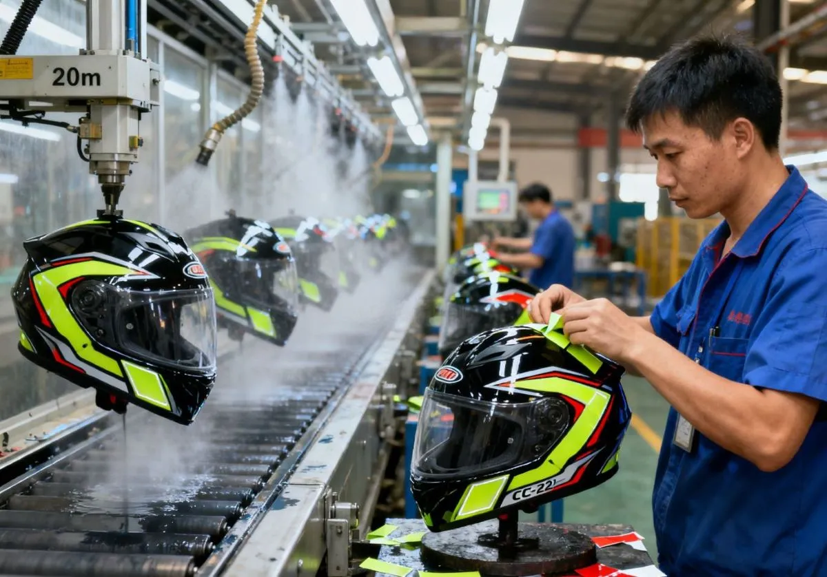 Motorcycle Helmets Surface Painting Decoration