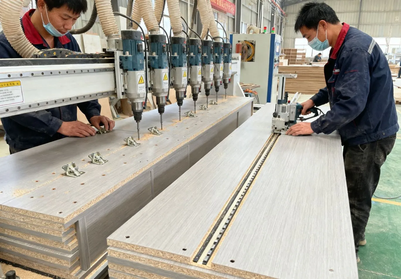 Panel Furniture Drilling Grooving