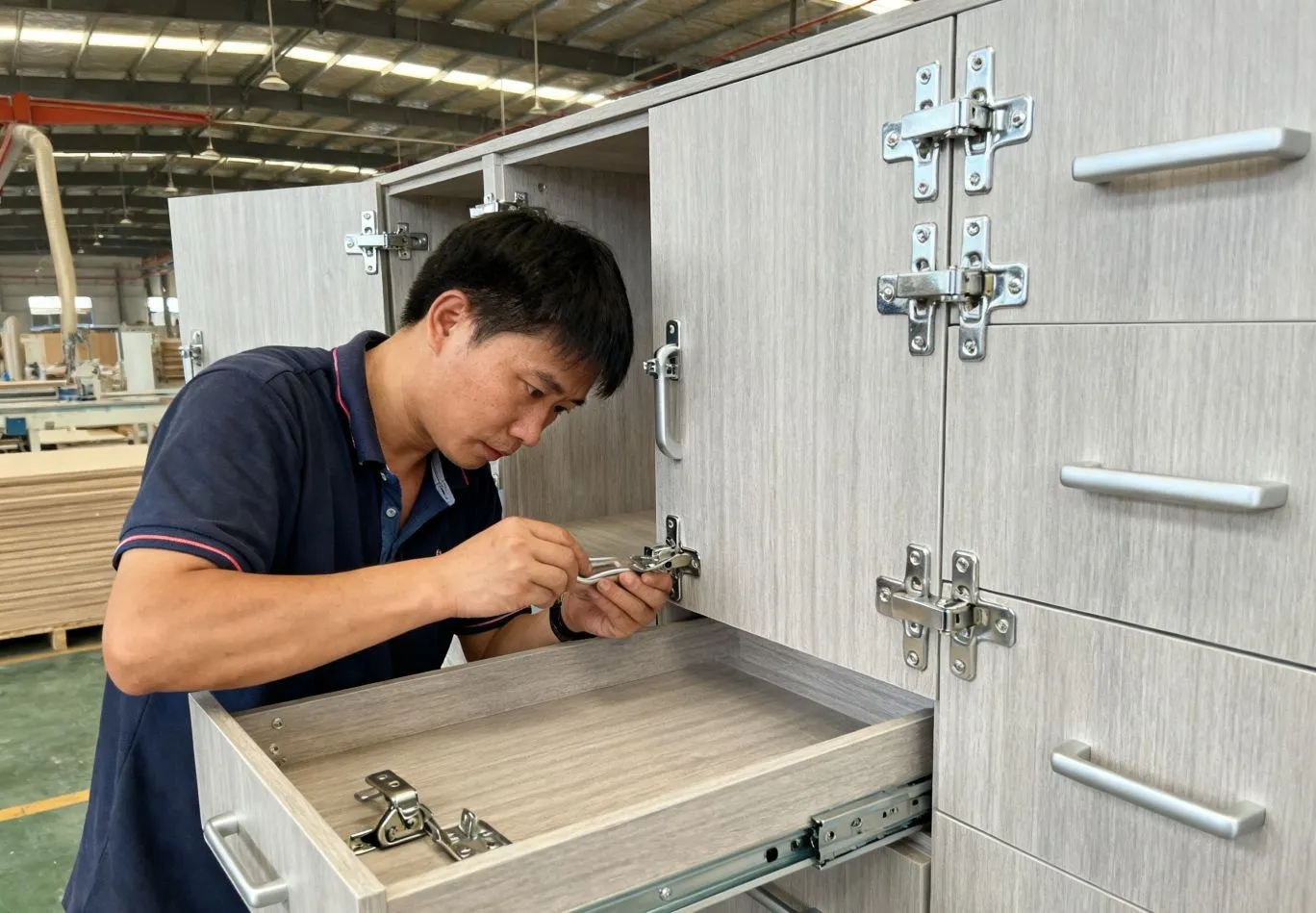 Panel Furniture Hardware Installation