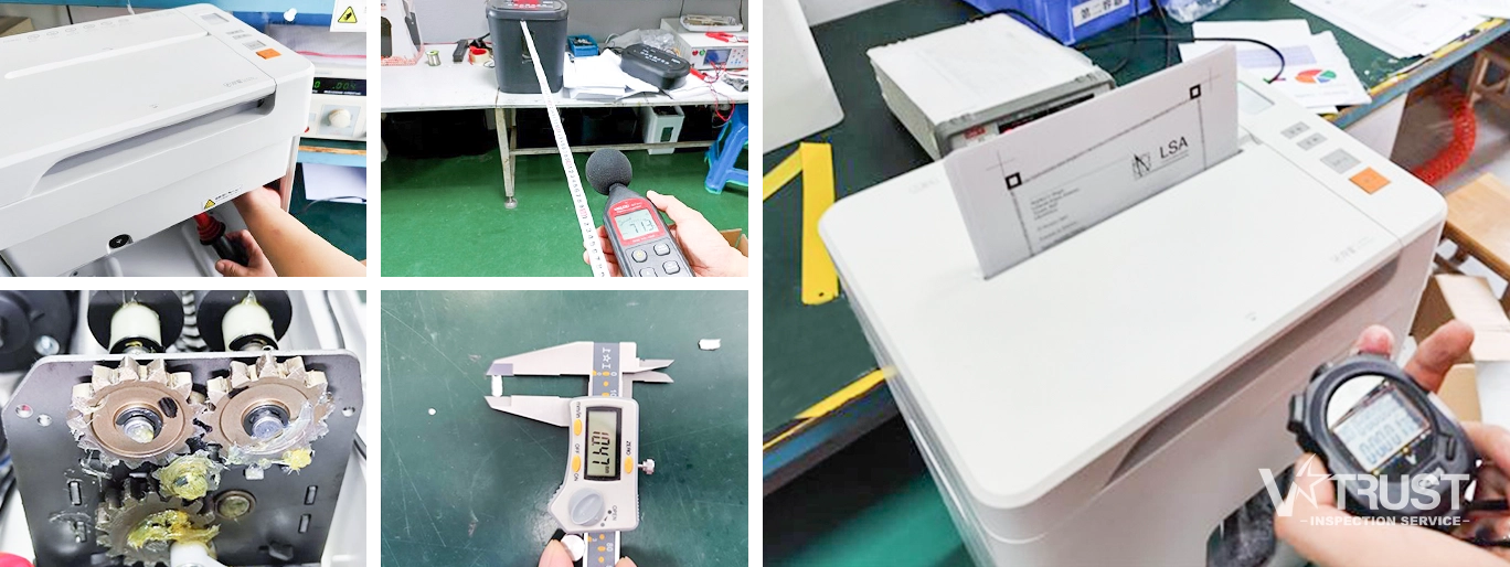 Paper Shredders Product Inspection Service