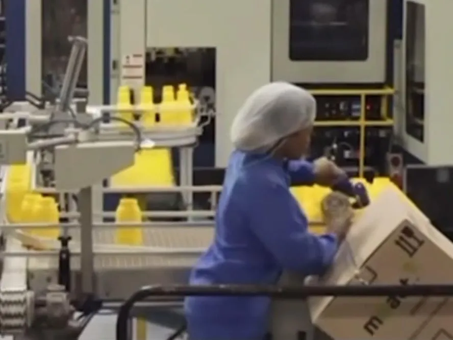 Plastic Packaging Jar Packing