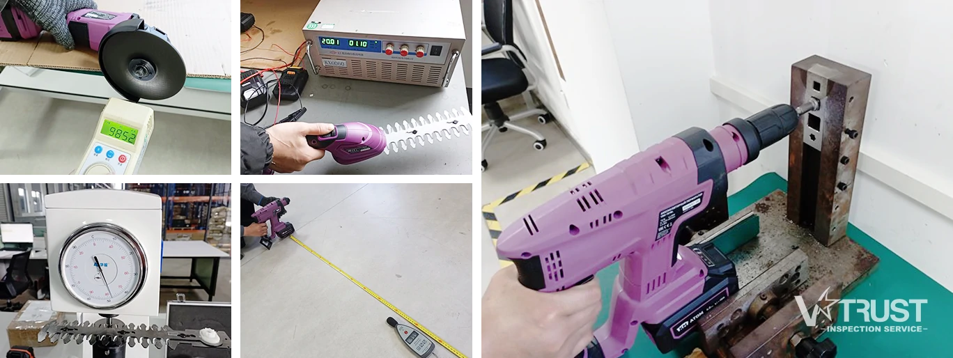 Power Tools Product On-Site Test