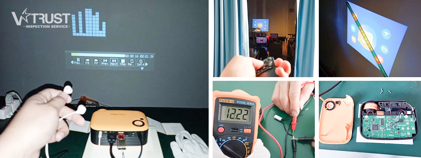 Projectors Quality Inspection Services in Asia