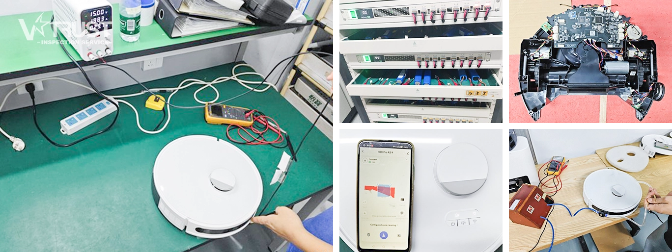 Robot Vacuum Cleaners Quality Inspection in Asia