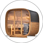 Outdoor Prefab Sauna Rooms Inspection