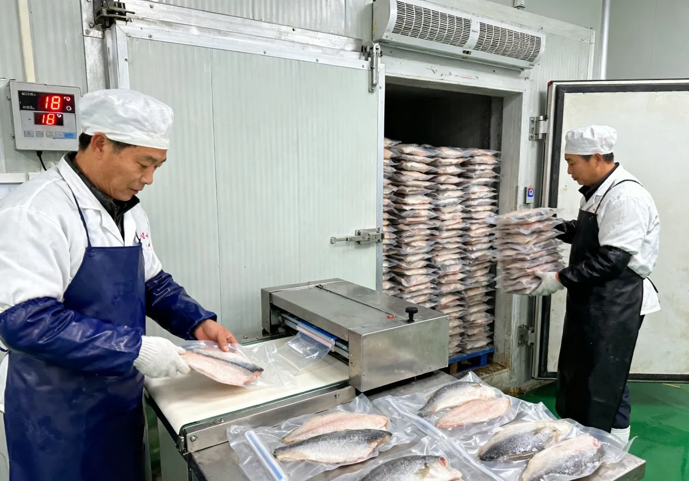 Seafood Packaging Cold Storage