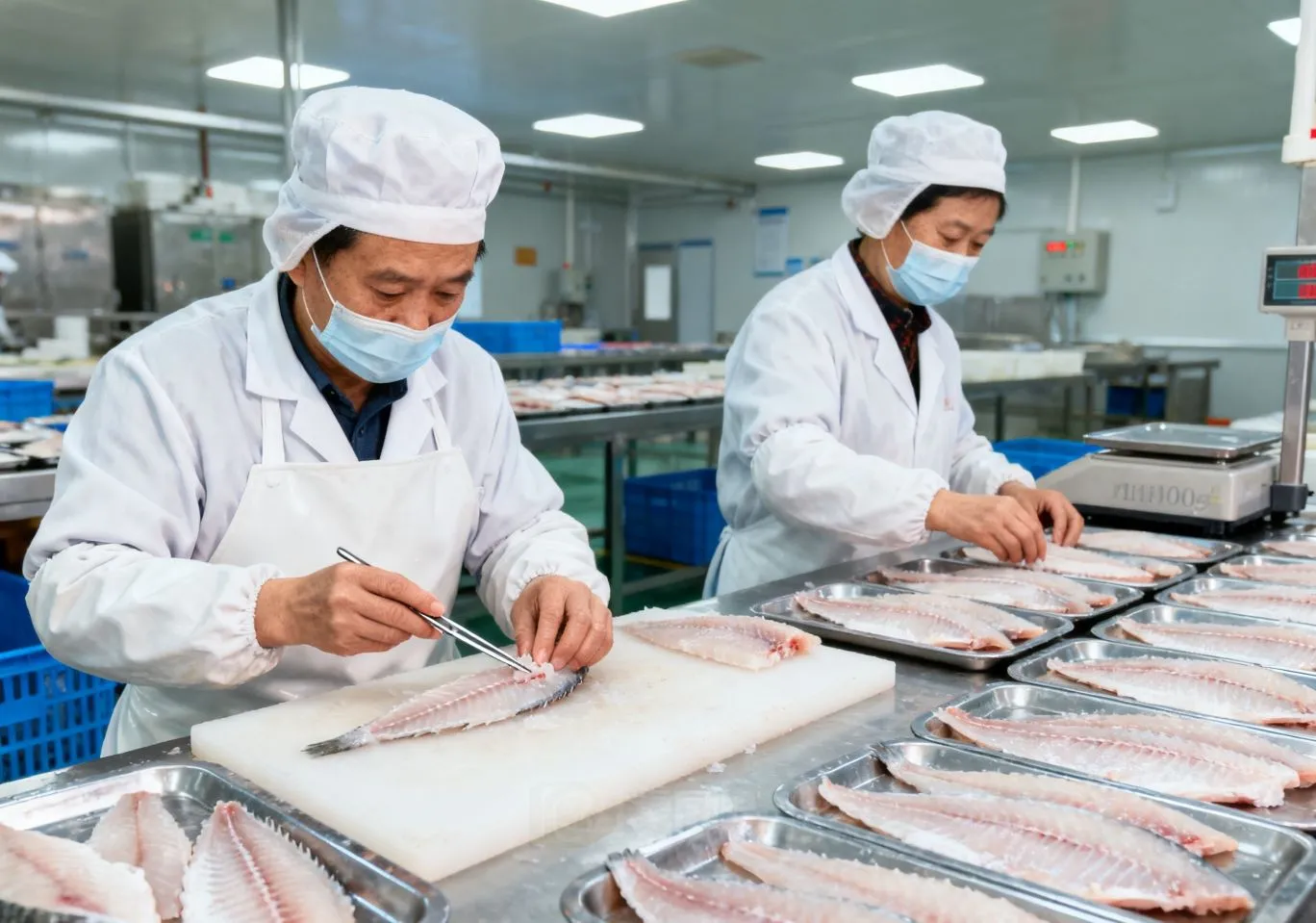 Seafood Trimming Grading