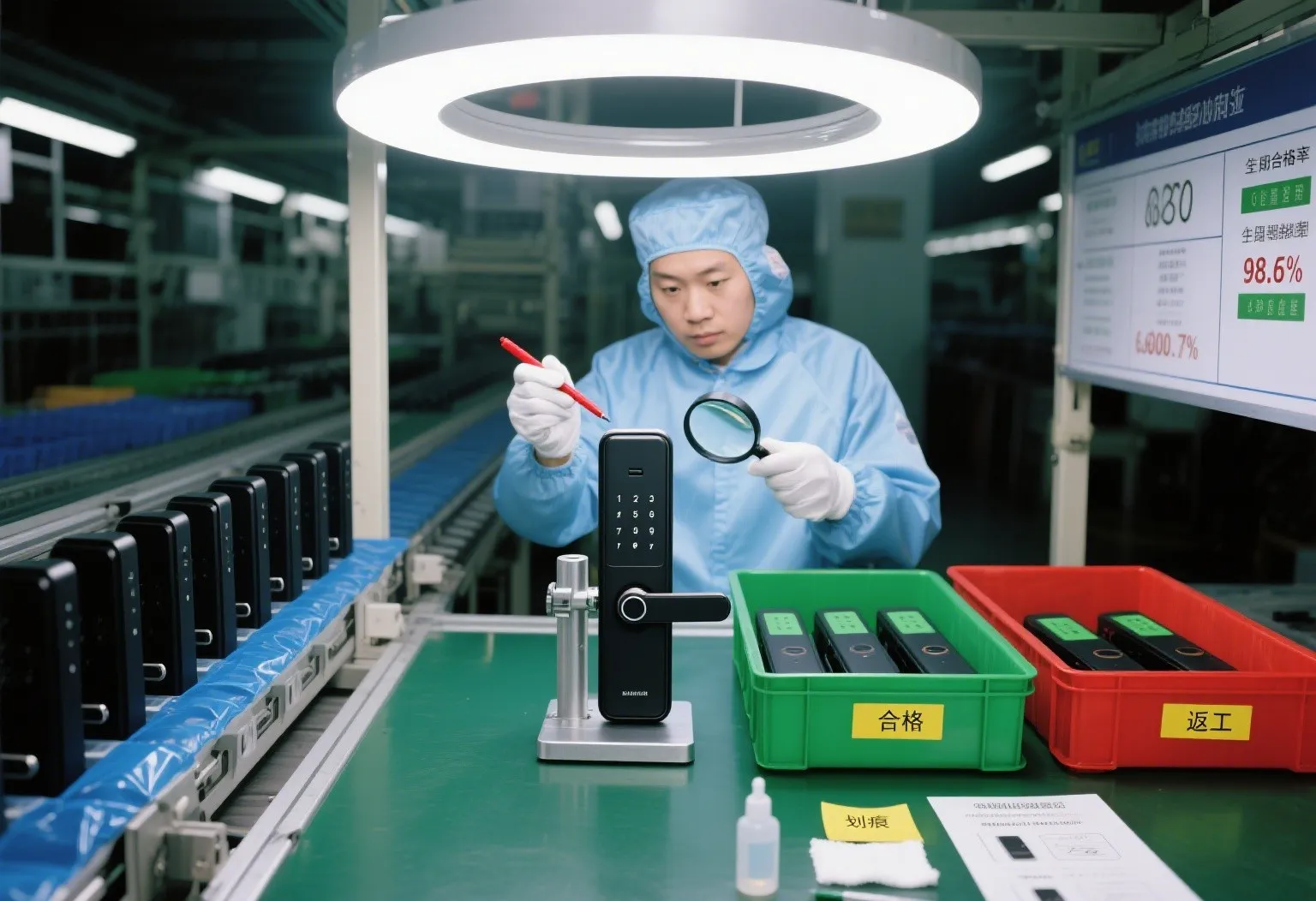 Smart Door Locks Appearance Inspection