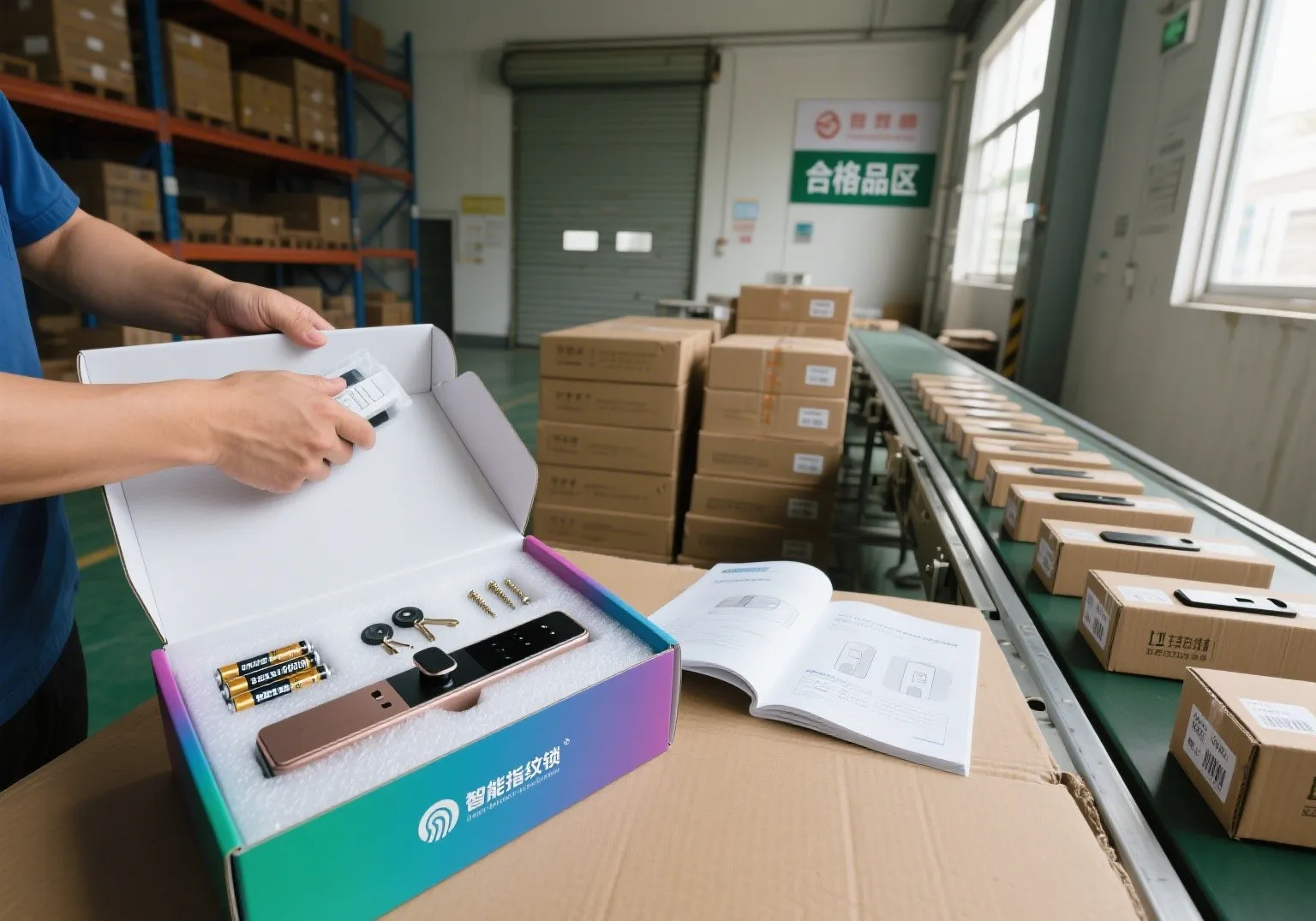 Smart Door Locks Packaging and Storage