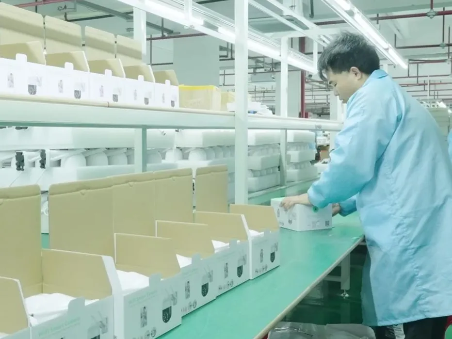 Smart Home Camera Packaging Final Inspection