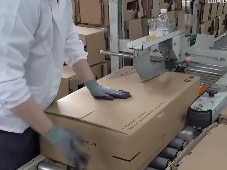 Smart Toilet Appearance Inspection Packaging Storage