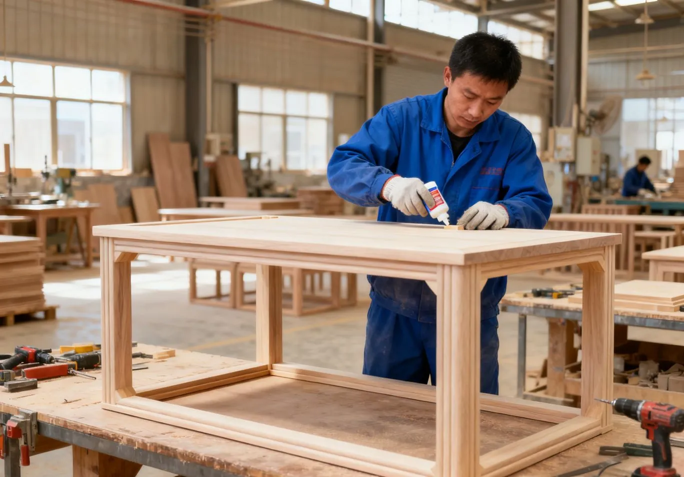 Solid Wood Furniture Assembly