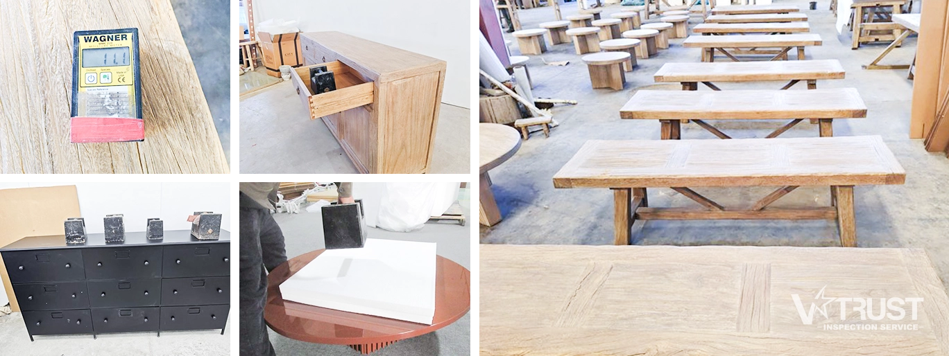 Solid Wood Furniture On-Site Testing