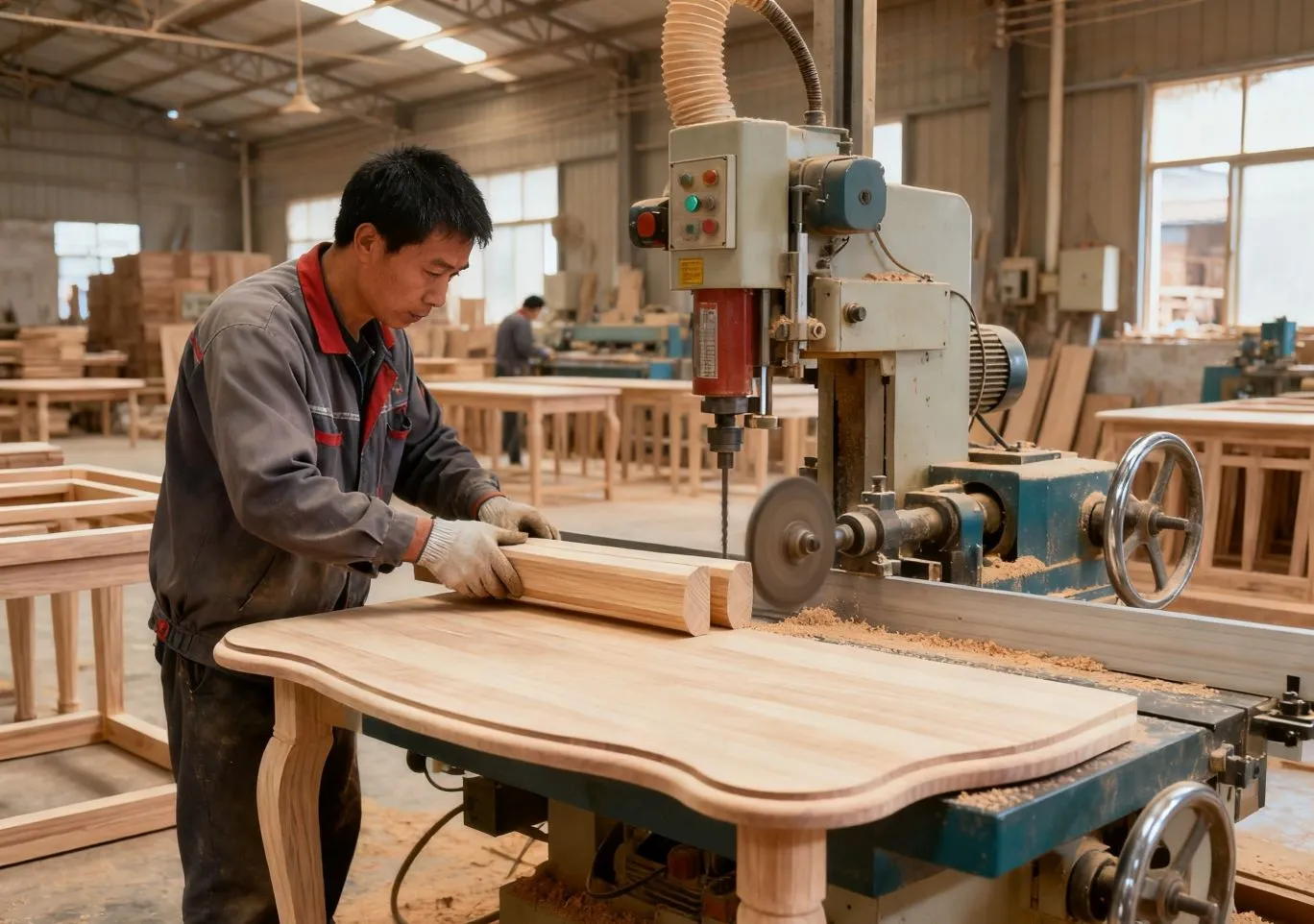 Solid Wood Furniture Precision Machining & Shaping